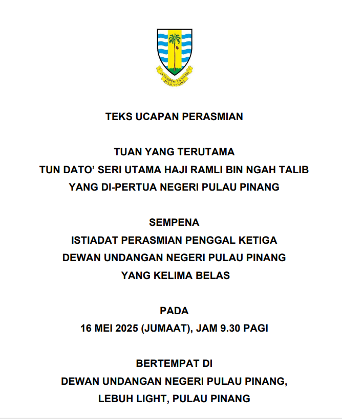 TEKS UCAPAN TYT